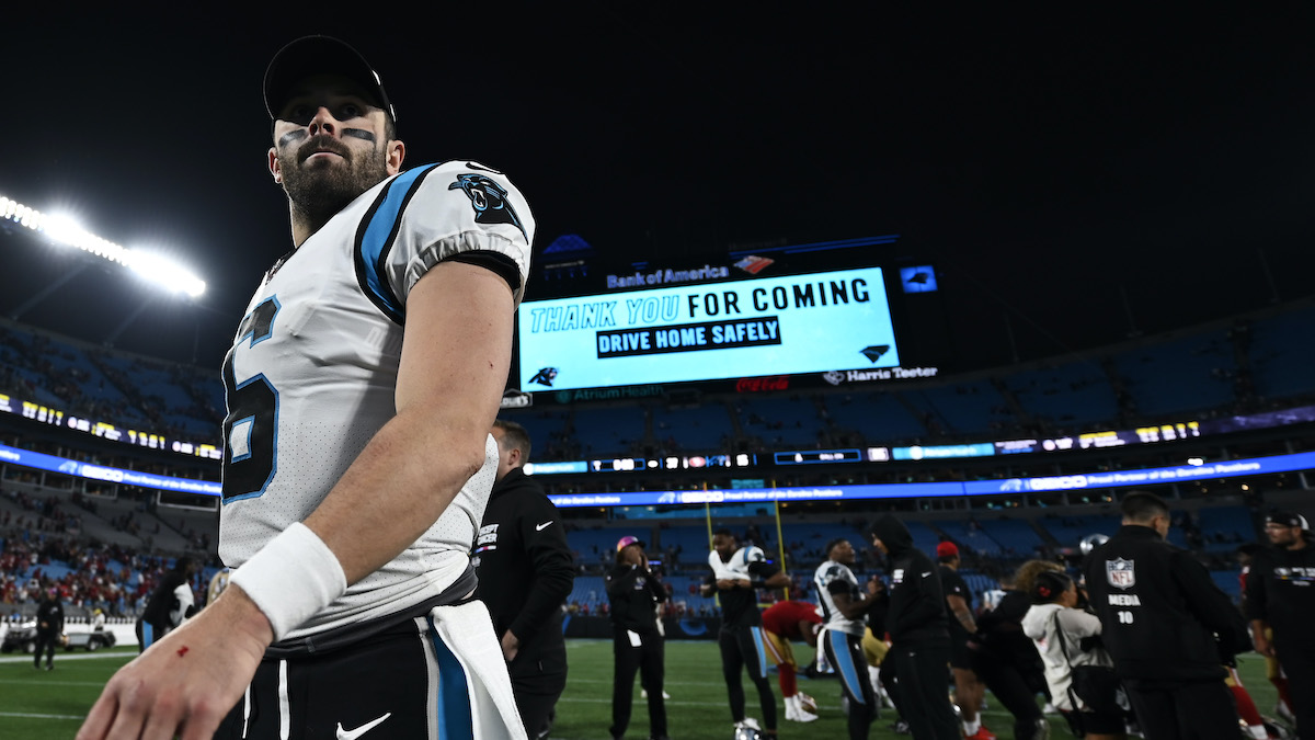 Panthers' Wilks says QB P.J. Walker will start vs. Rams; Baker Mayfield  (ankle; doubtful) could back up