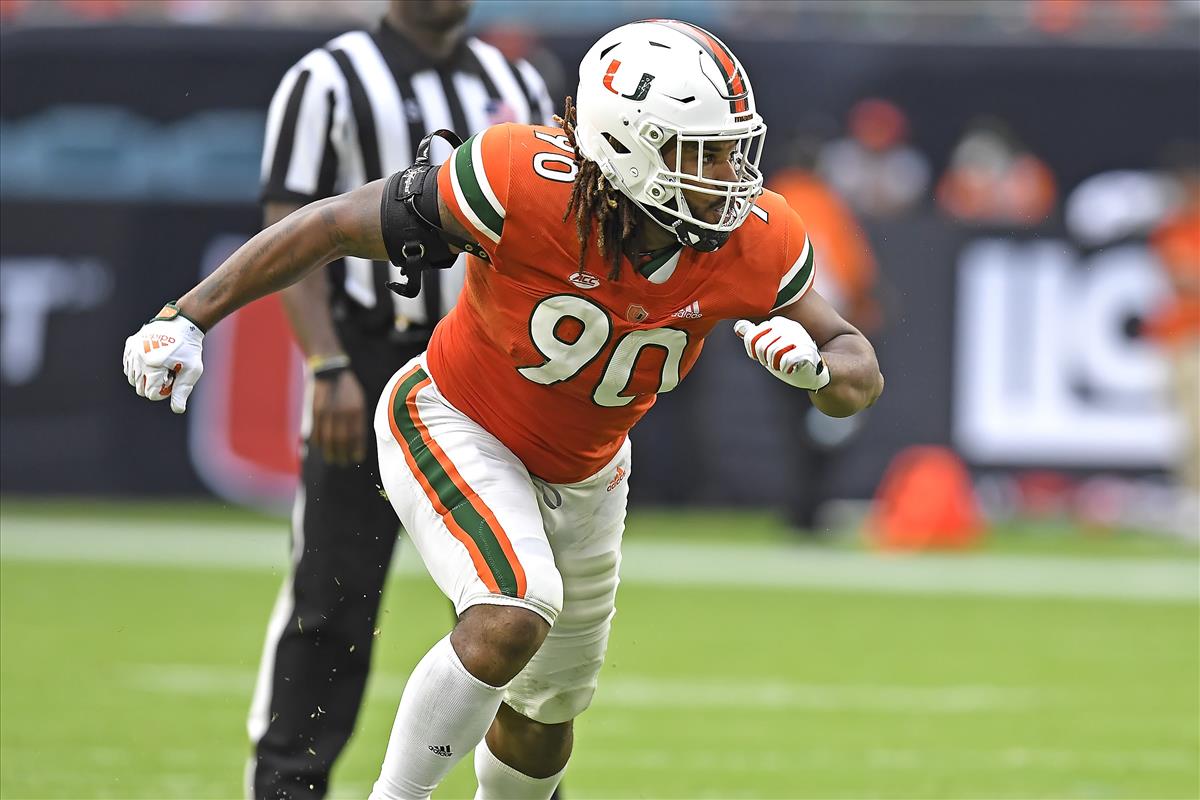 Miami DL Akheem Mesidor getting back to work