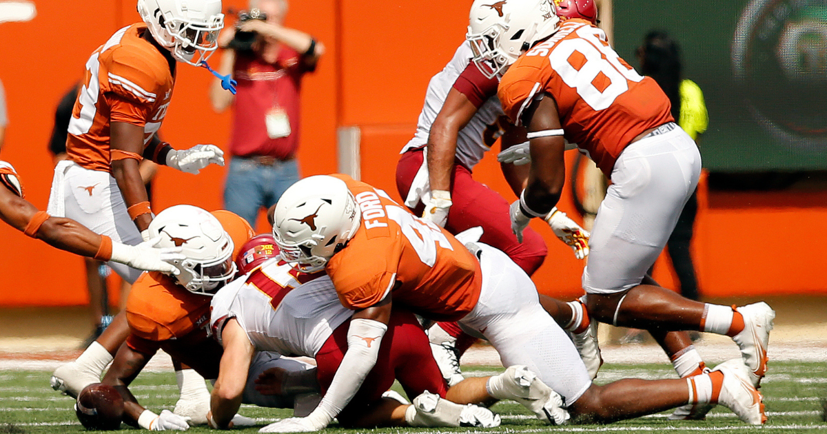 Jaylan Ford named Big 12 preseason defensive player of the year, other  Longhorns receive preseason all-Big 12 honors - On3