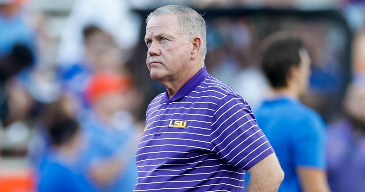 Brian Kelly details the progress he's seen from LSU defensive backs