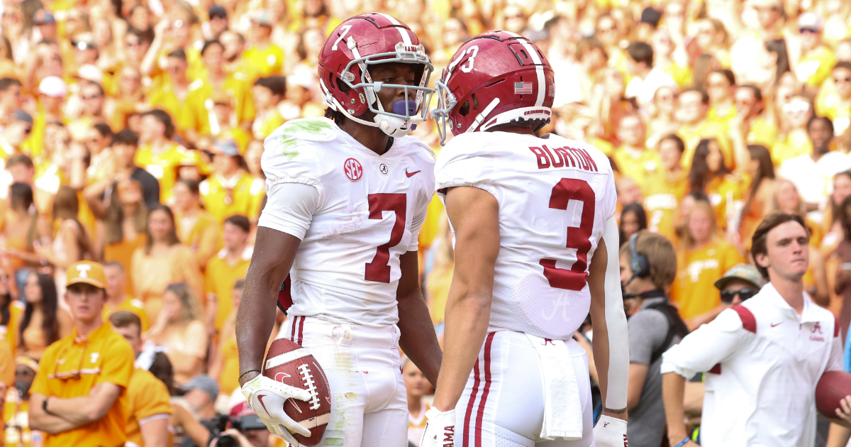 Snap count observations from Alabama's loss to Tennessee (Offense)