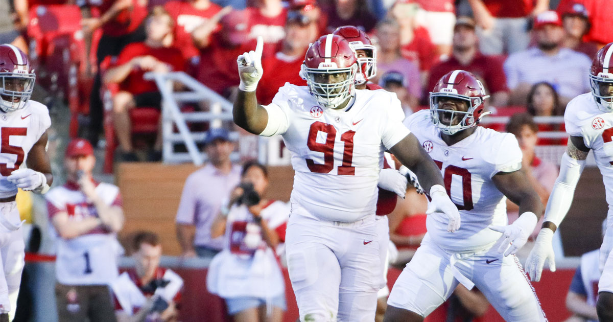 Nick Saban Discusses D Line How Alabama Overcame Challenges 