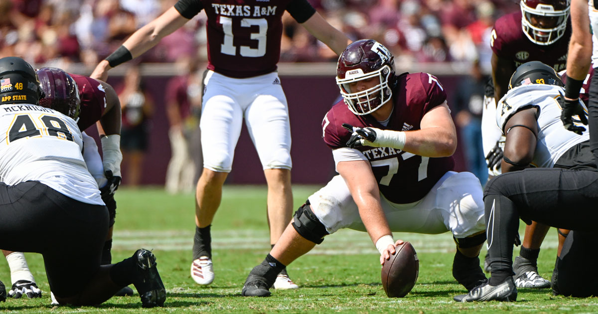 Texas A&M center Matthew Wykoff to enter transfer portal