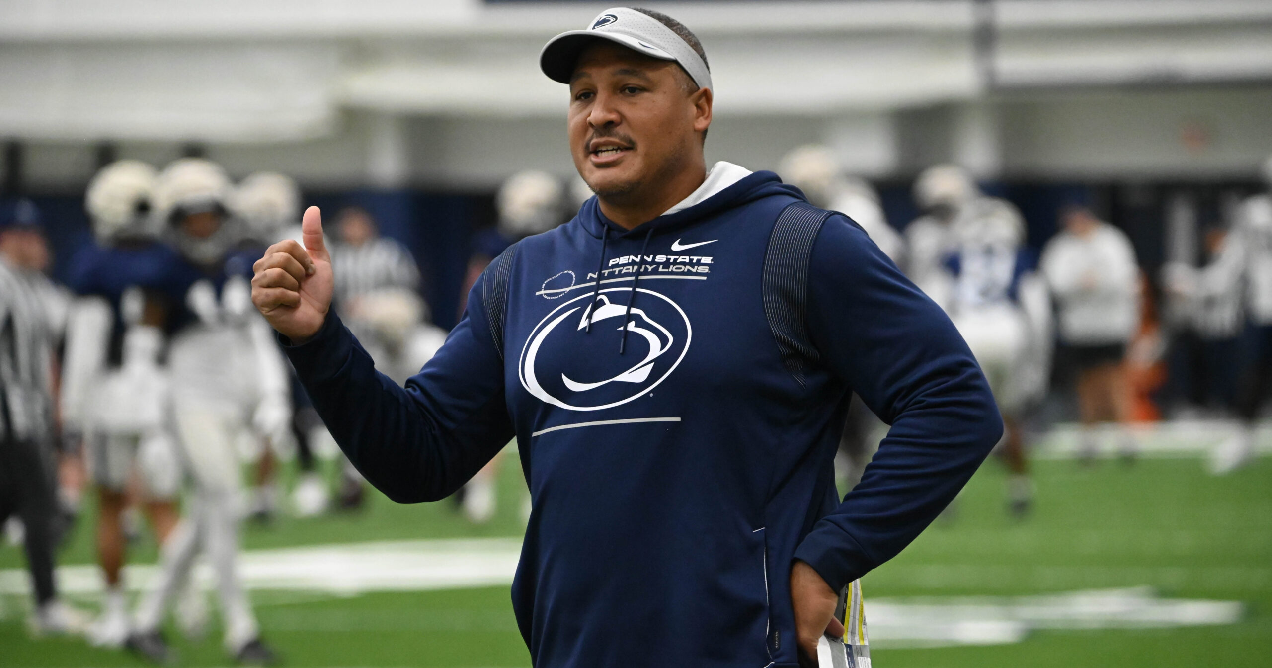 Penn State running backs coach Ja'Juan Seider