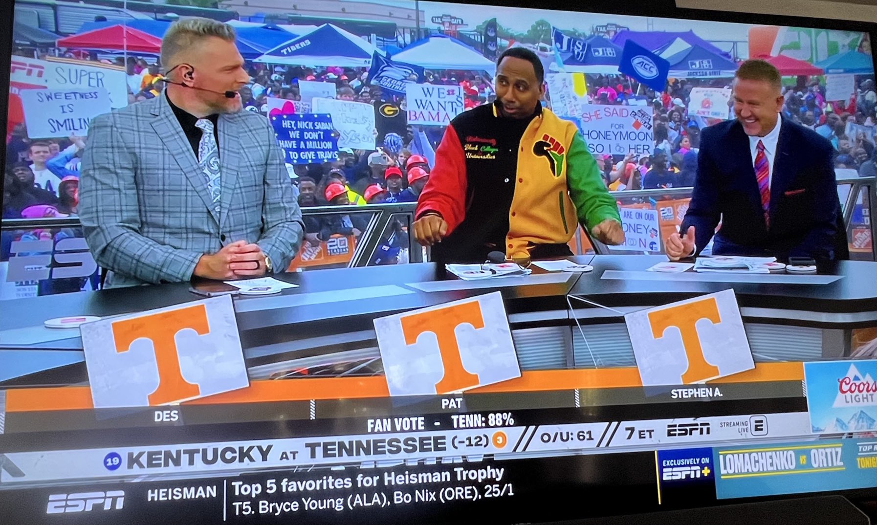 College GameDay Crew Unanimously Picks Tennessee over Kentucky