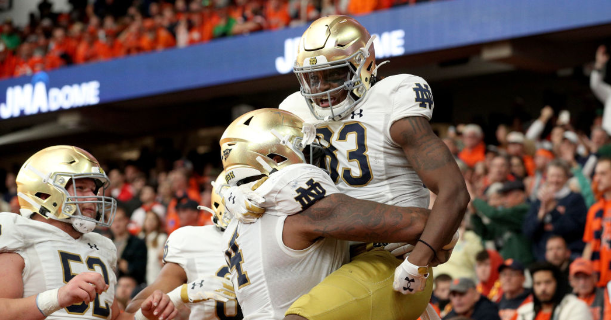 Notre Dame football: Estime recognized for strong Syracuse showing