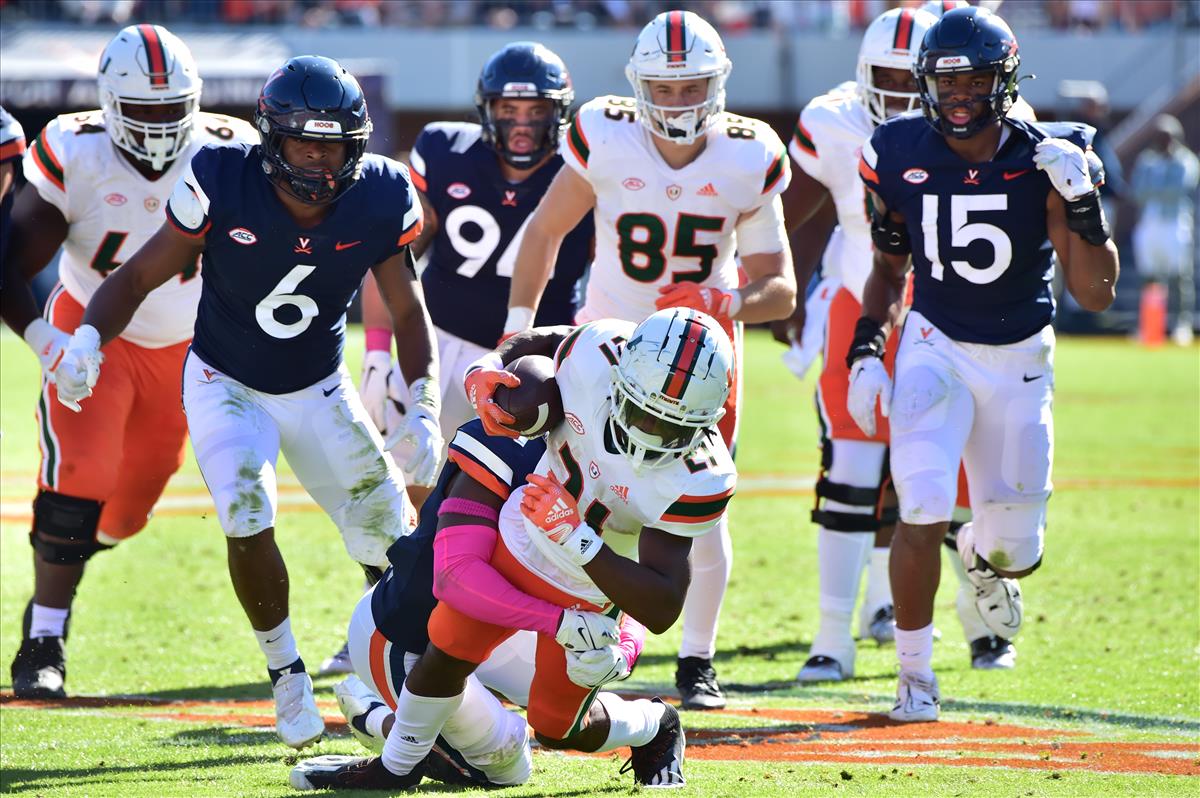 Miami RB Henry Parrish ready for his first Miami-FSU game experience