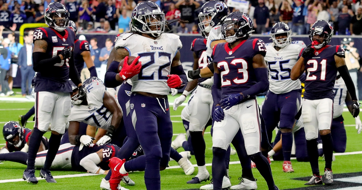 Check out Derrick Henry's 75-yard touchdown run for the Tennessee Titans 