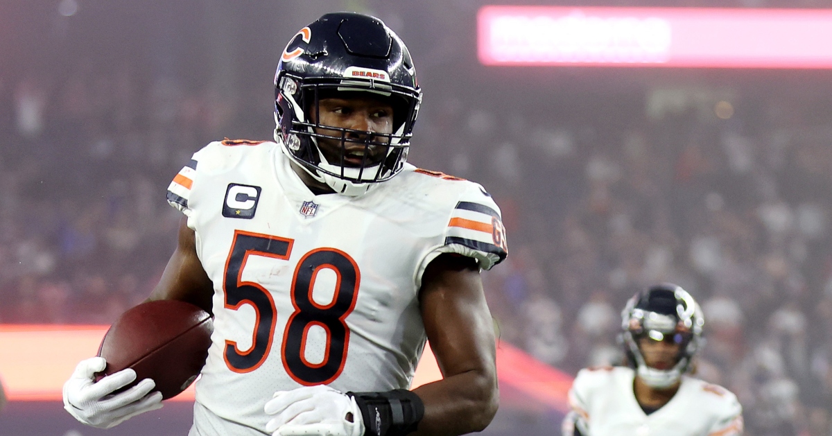 Bears Trade Roquan Smith, The NFL's Leading Tackler, To The Ravens