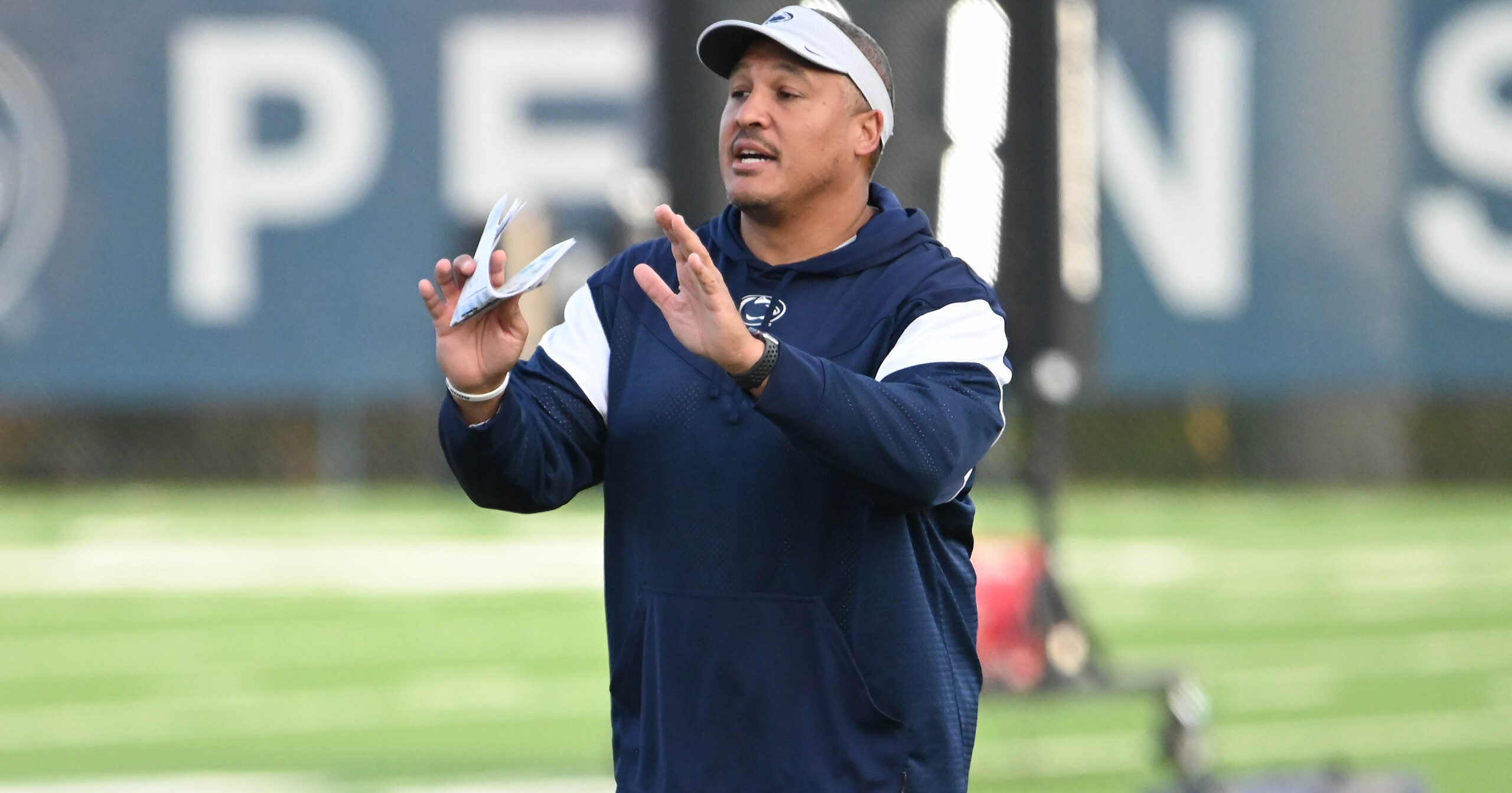 Penn State running backs coach Ja'Juan Seider