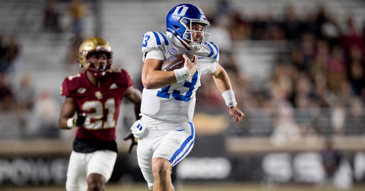 Duke transfer QB Riley Leonard chooses Notre Dame