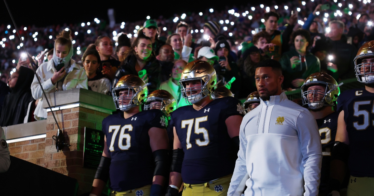 Marcus Freeman Reveals How Notre Dame Avoided Letting The Season ...