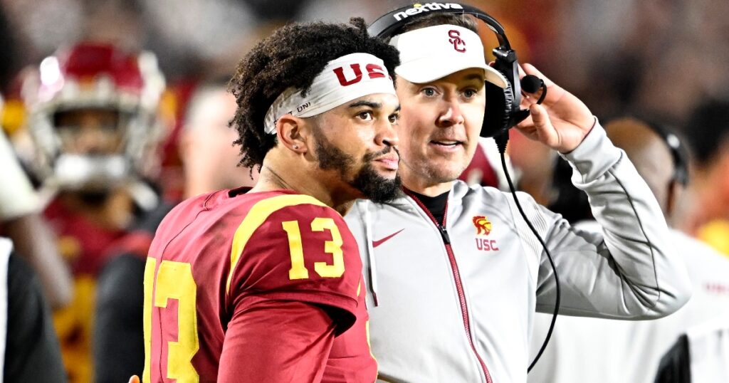 usc-head-coach-lincoln-riley-wants-continued-improvement-from-quarterback-caleb-williams