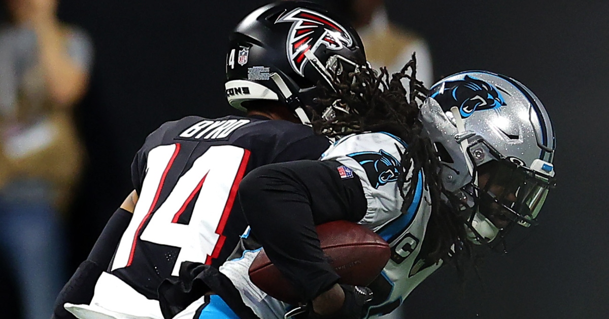 Carolina Panthers defensive back Donte Jackson exits Falcons game with  Achilles injury - On3