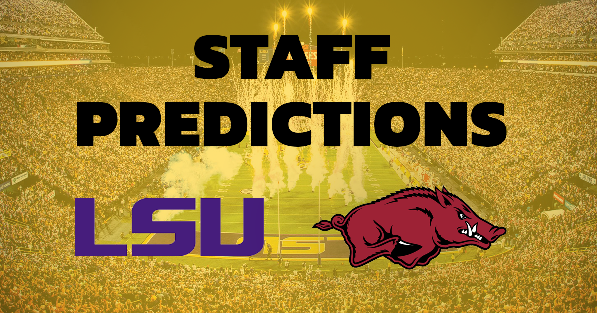 The Bengal Tiger Staff Predictions: LSU Vs. Arkansas - On3