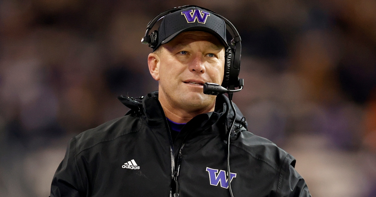Kalen DeBoer reveals why Washington didn't hold a watch party for CFP reveal