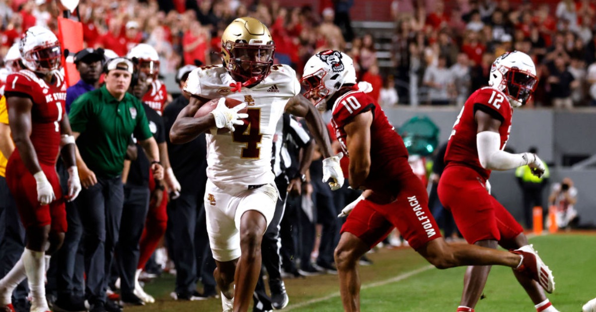 Boston College scores TD with 14 seconds left to upset NC State