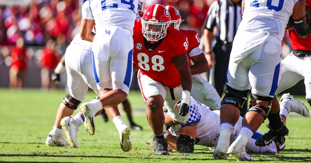 Georgia football releases depth chart for Kentucky