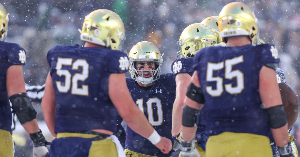 Notre Dame Rises In Coaches Poll, AP Top 25 After Beating Boston College