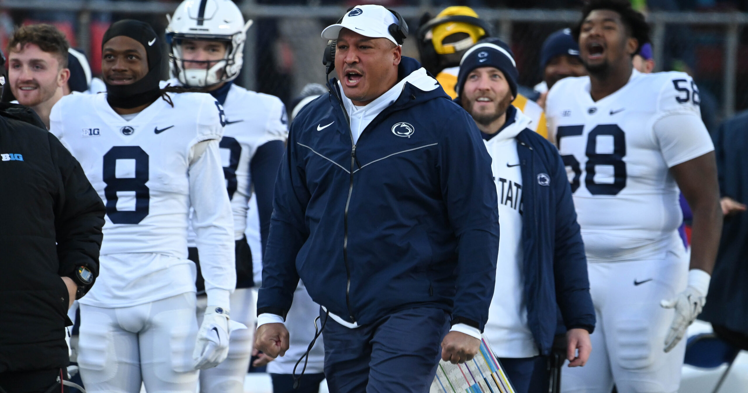 Penn State running backs coach Ja'Juan Seider