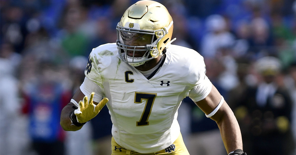 2023 NFL Draft: DE Notre Dame Isaiah Foskey Round 2, Pick 40