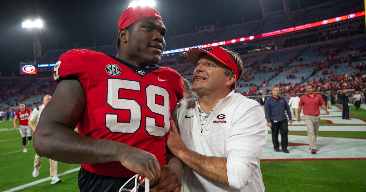 Georgia's Broderick Jones taken No. 14 overall by the Pittsburgh Steelers  in the NFL Draft.