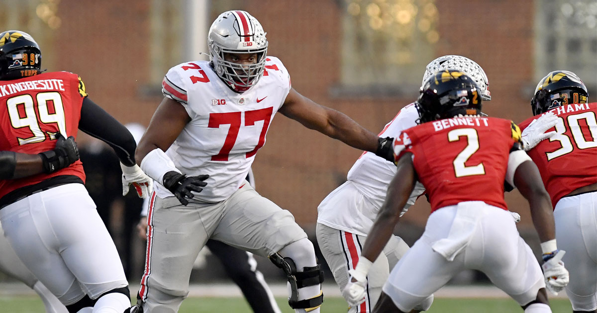 This 6'7 310-pound LT is an ATHLETE! Paris Johnson OL Ohio State Film  Breakdown 