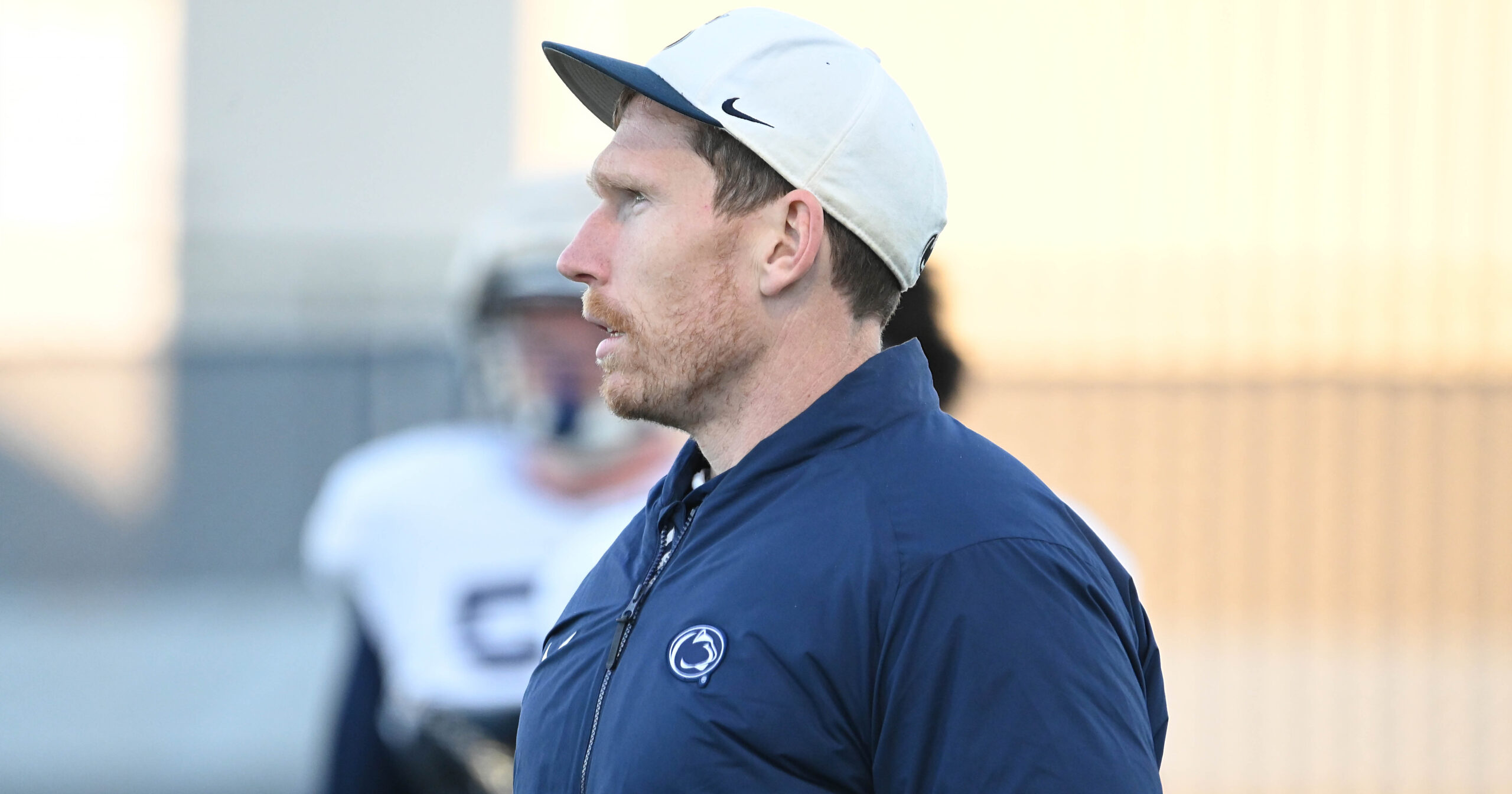 Penn State offensive line coach Phil Trautwein