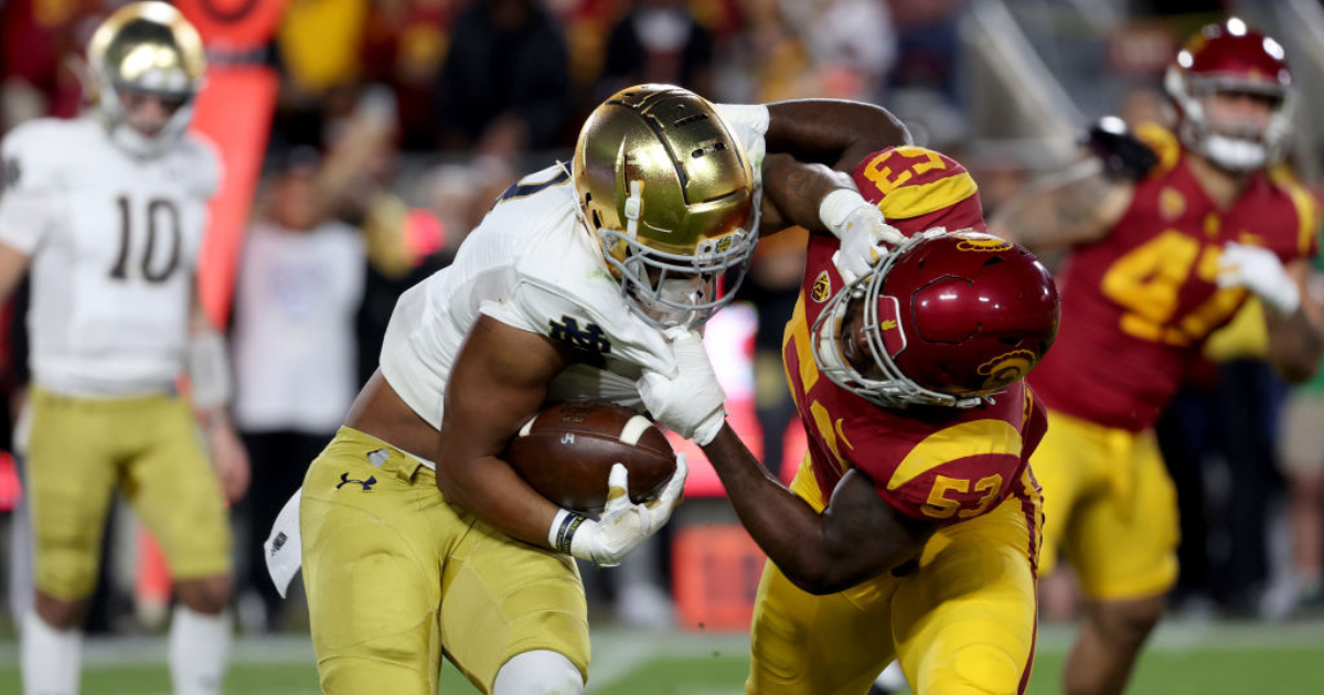 'We're that team' How USC beat Notre Dame football at its own game