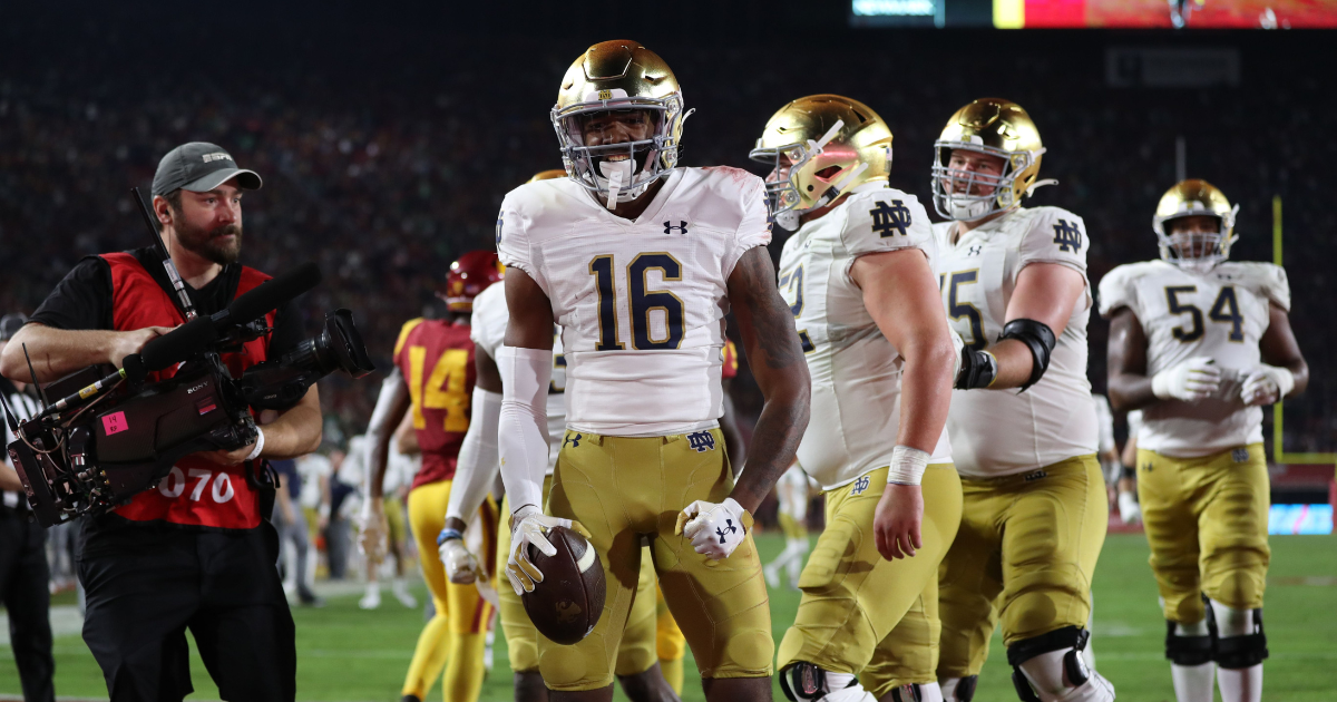 Why Deion Colzie is the 23rd most important player for Notre Dame in 2023