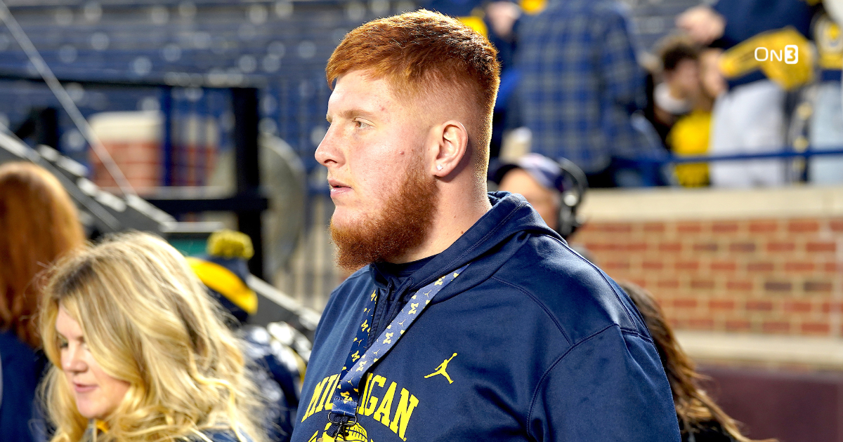 Michigan Football 2024 OL commit Luke Hamilton talks return visit