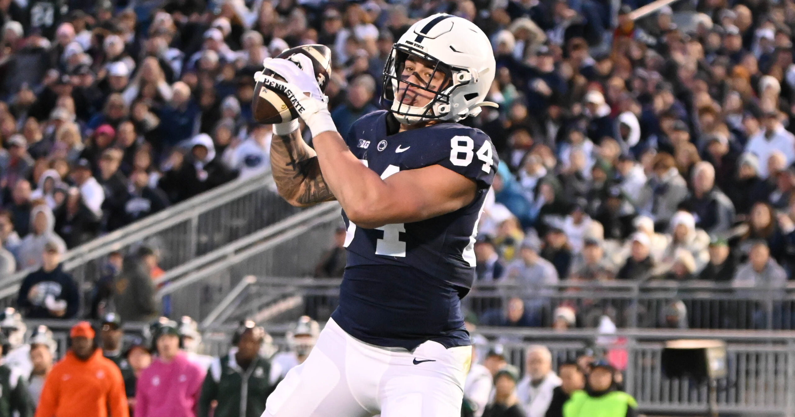 Penn State Football Preseason Top 10: No. 10 Theo Johnson - Black Shoe  Diaries