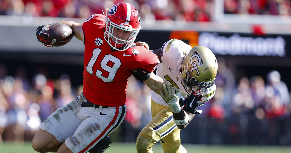 Official brock Bowers John Mackey award winner outstanding tight