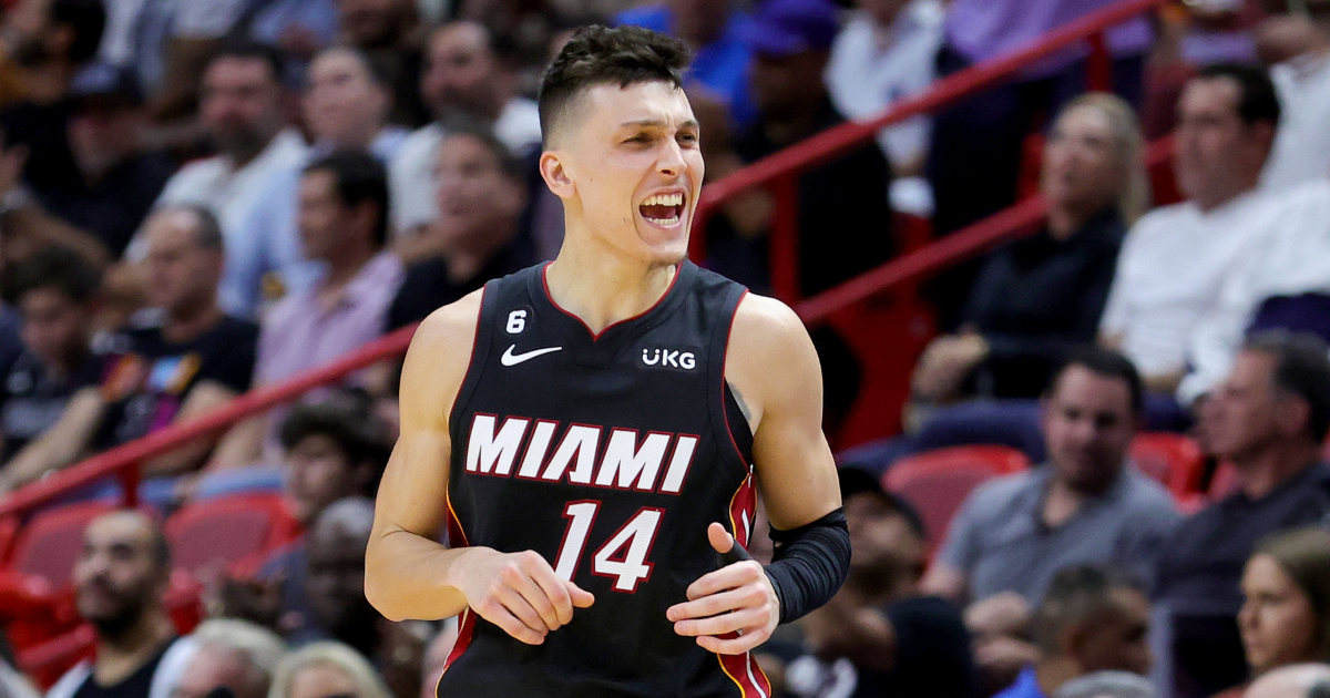 Tyler Herro has hilarious reaction to Miami Heat missing out on