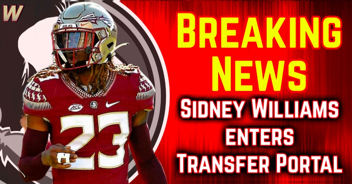 Veteran DB Sidney Williams leaving FSU, entering transfer portal