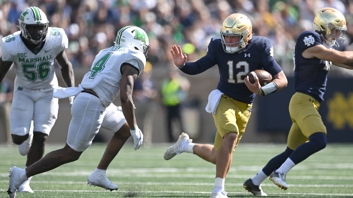 Former Notre Dame QB Tyler Buchner to rejoin the program as a walk-on wide receiver