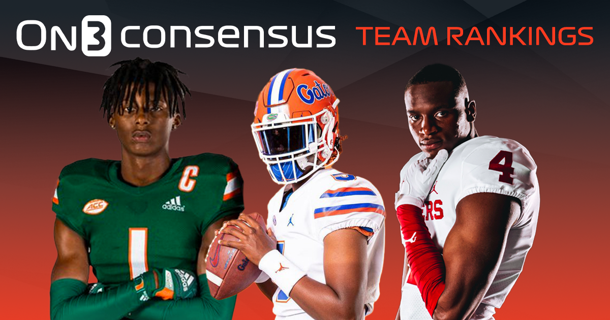 Updated On3 Consensus Team Recruiting Rankings - On3