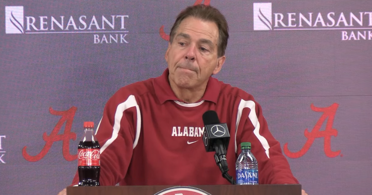 WATCH: Nick Saban Speaks After Alabama's First Bowl Practice