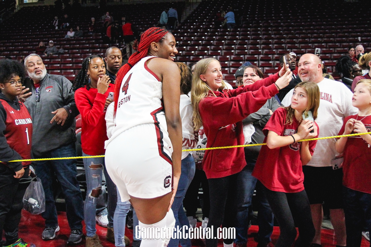 South Carolina women's basketball Senior Day game against is