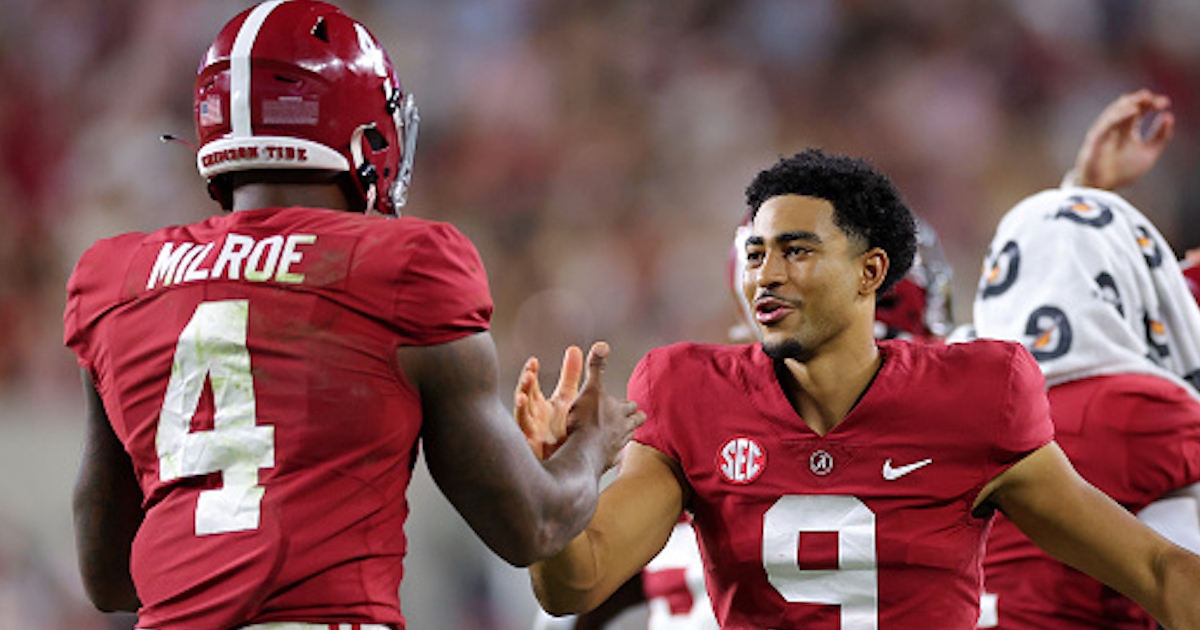 Bryce Young Previews Future Of Alabama QB Room, Featuring Jalen Milroe ...