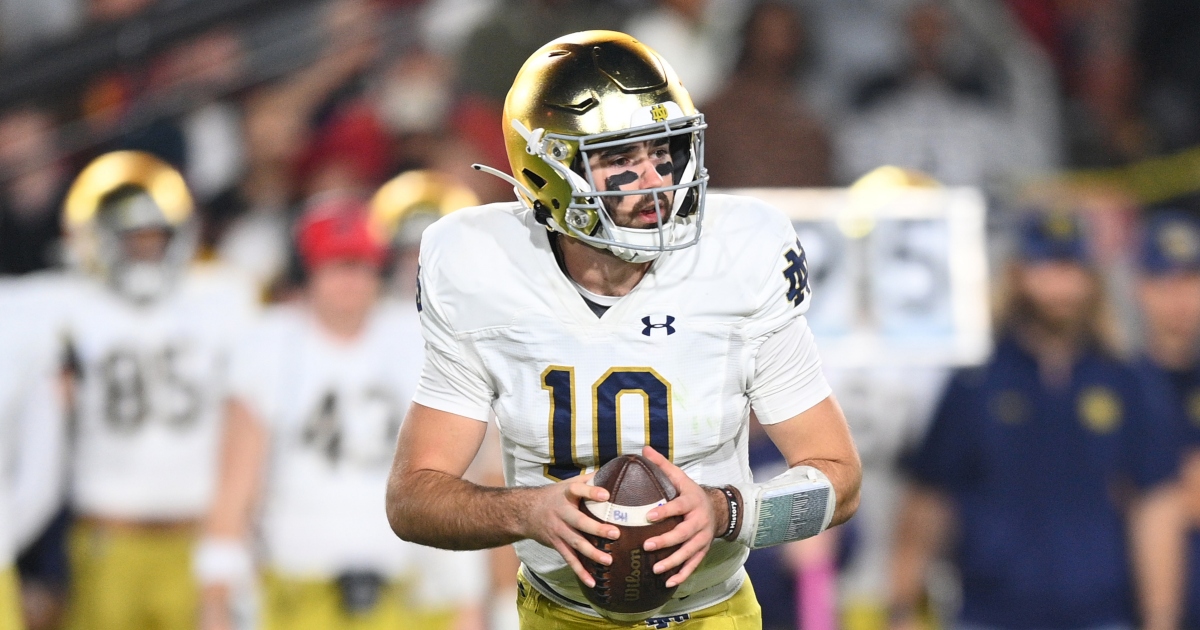 Former Notre Dame quarterback Drew Pyne commits to Arizona State - On3