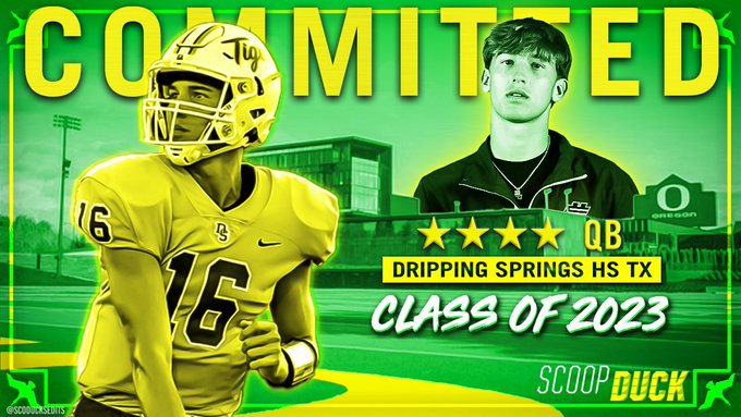 Ducks Flip Quarterback Commit