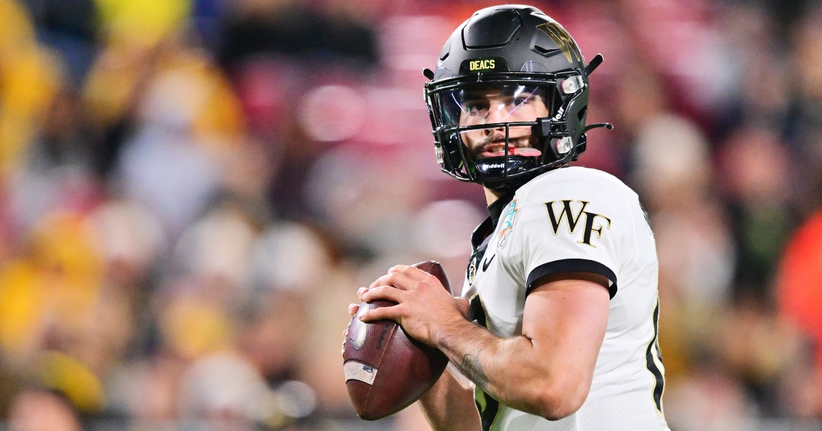 Wake Forest QB Sam Hartman sets ACC career passing touchdown mark On3