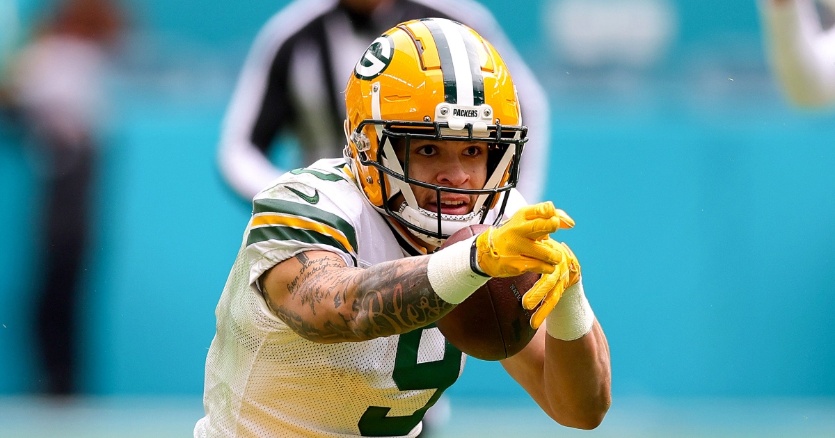 Packers receiver Christian Watson out vs Dolphins with hip injury