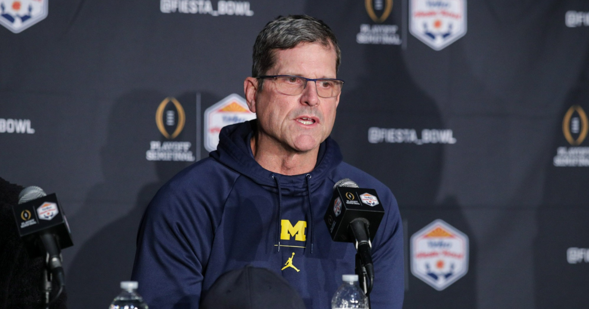 Michigan Football Jim Harbaugh Players Discuss Cfp Vs Tcu 2811