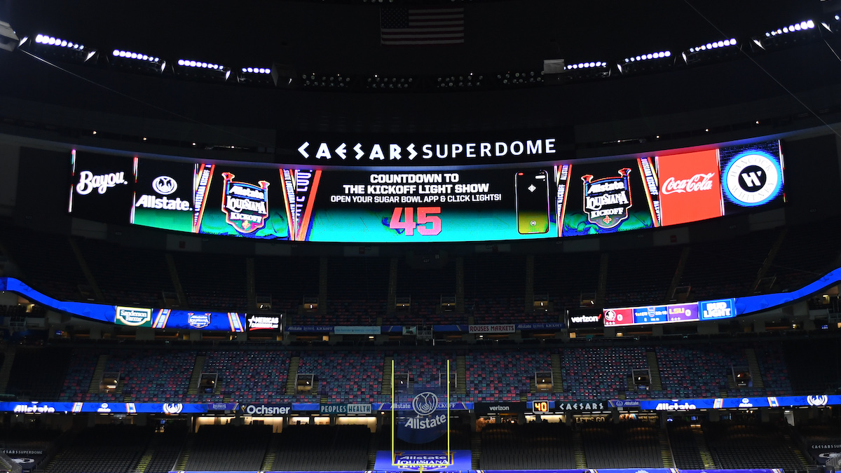 Fire at New Orleans Saints' Caesars Superdome stadium