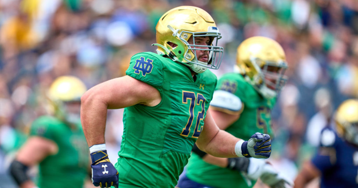 Osita Ekwonu, Notre Dame, Linebacker