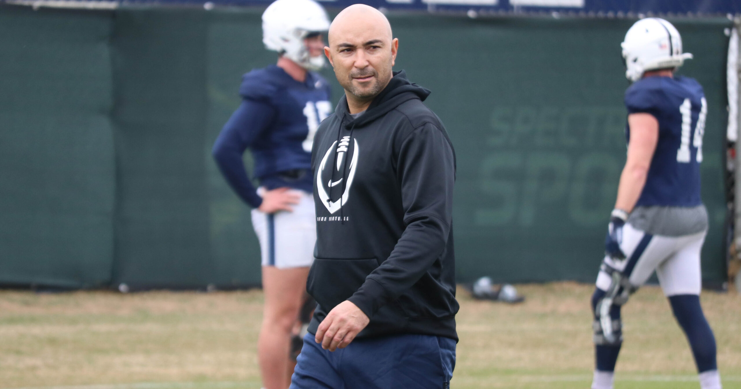 Penn State wide receiver coach Taylor Stubblefield