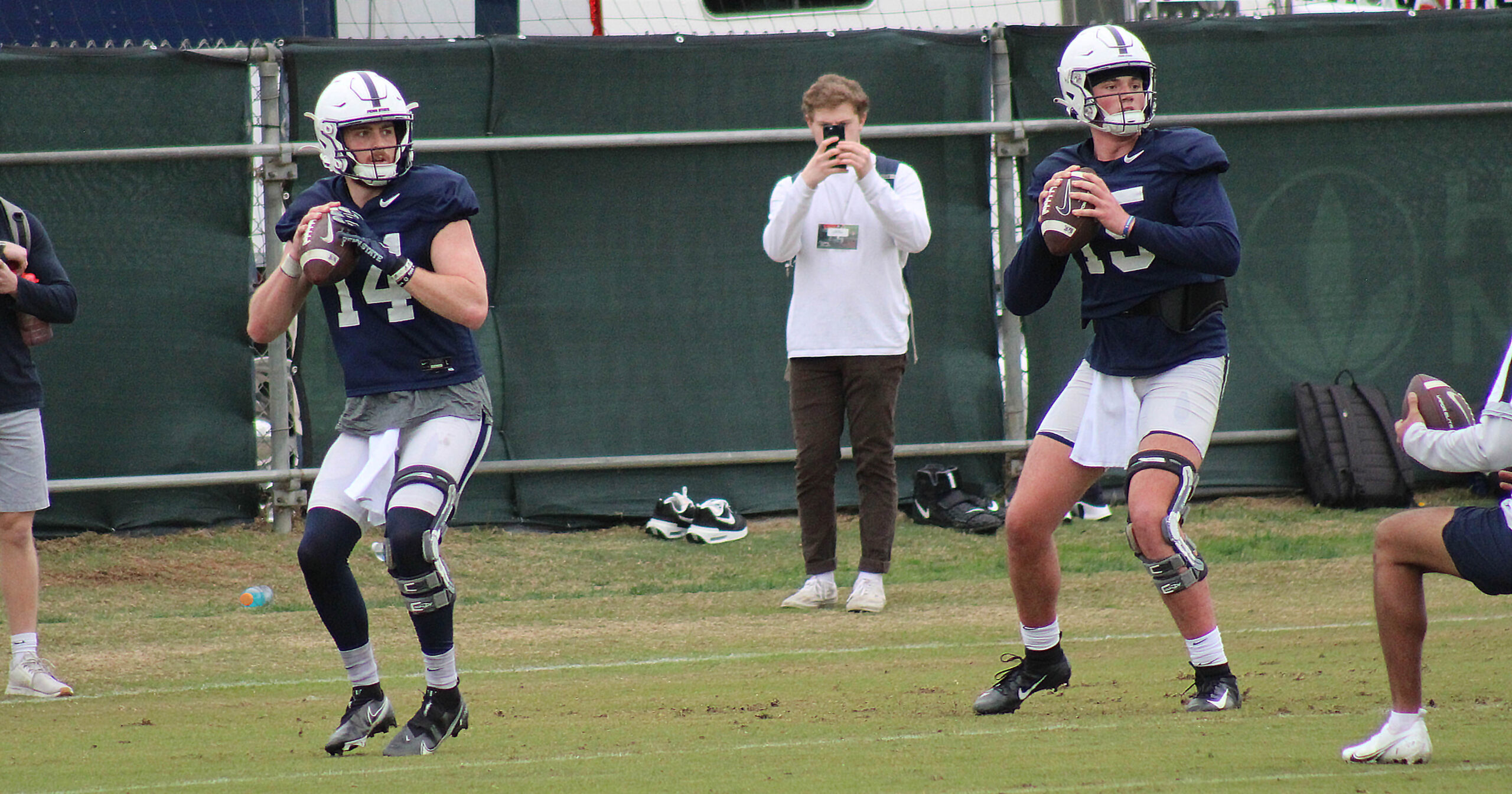 Quarterbacks Drew Allar and Sean Clifford