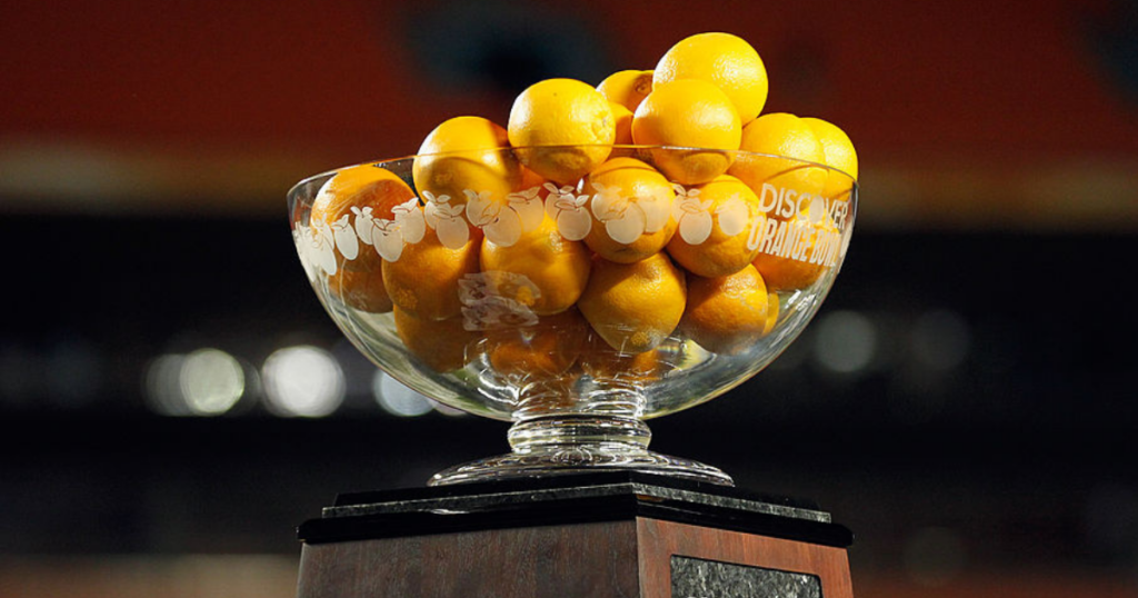orange bowl trophy